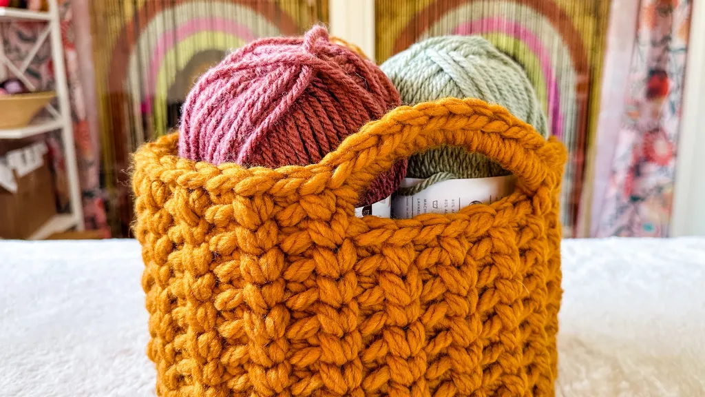 crochet basket pattern