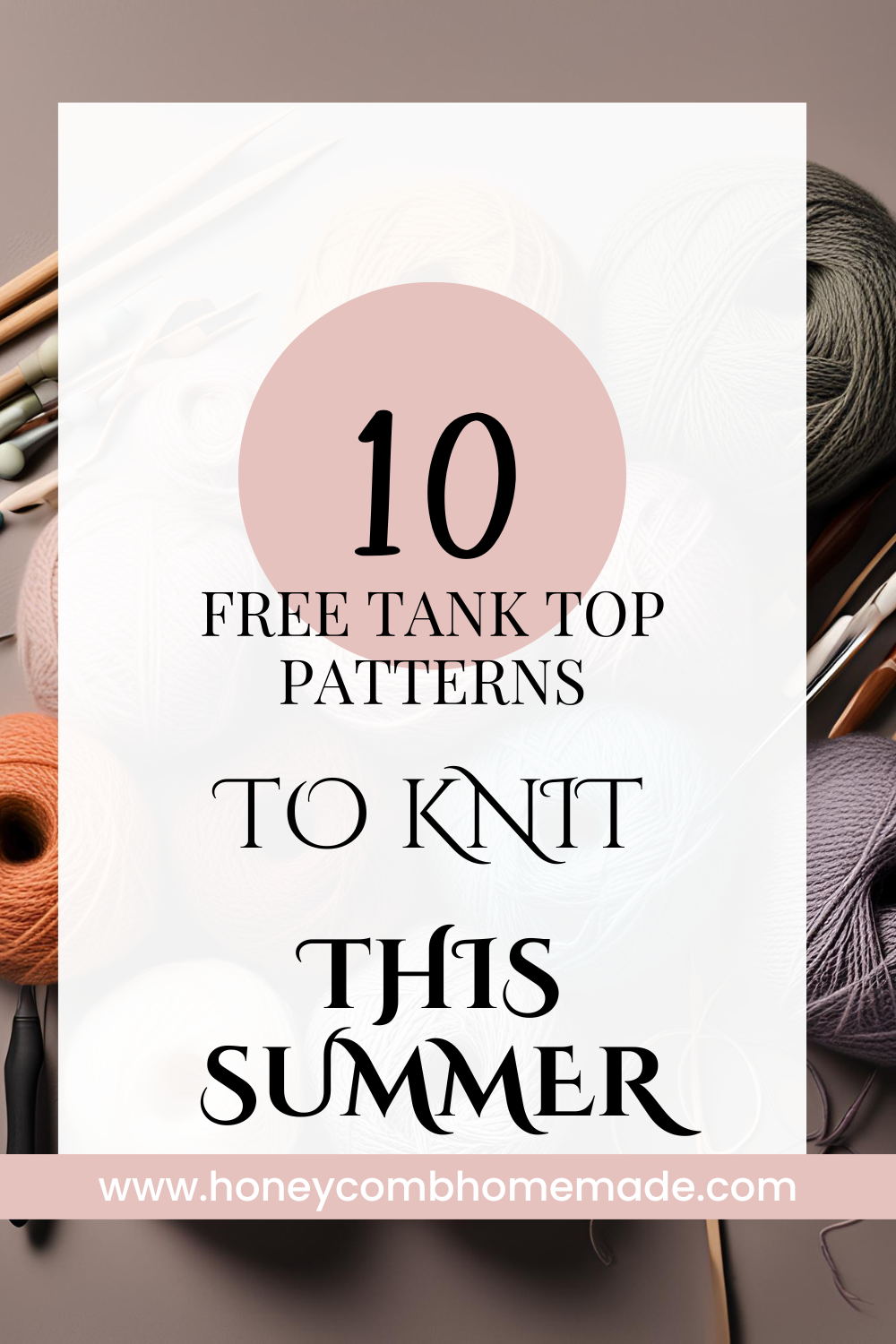 10 free tank top patterns to knit this summer