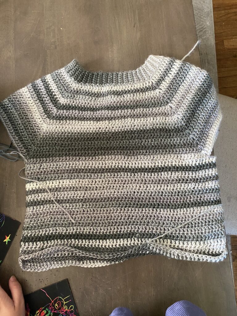sweater progess