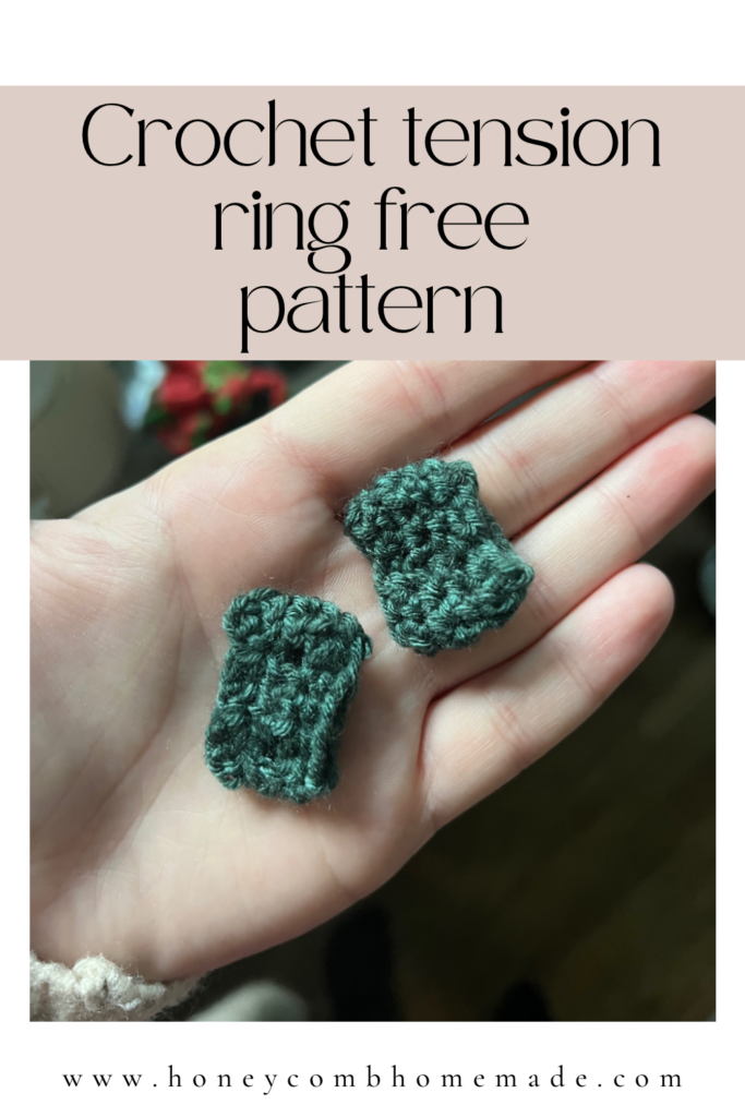 crochet pattern free tension ring